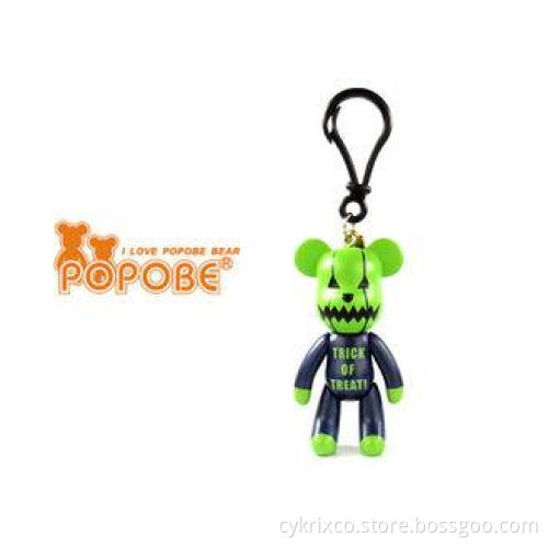 Halloween Promotional Gift Green Halloween POPOBE Bear Key